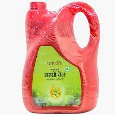 PATANJALI MUSTARD OIL 5LTR                      